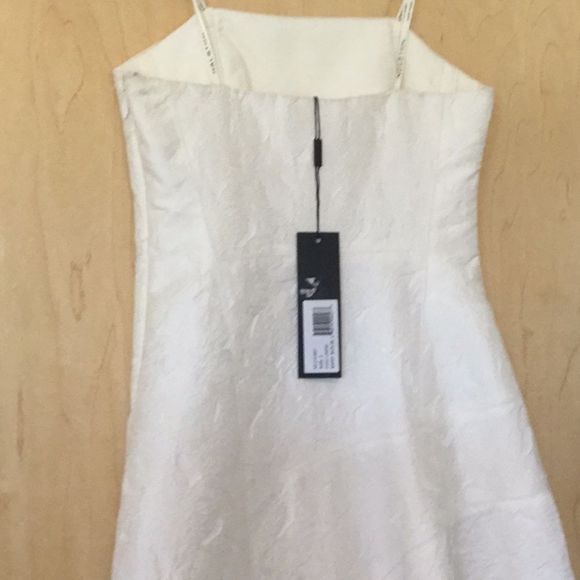 HALSTON HERITAGE Strapless Jacquard Dress - Picture 5 of 9